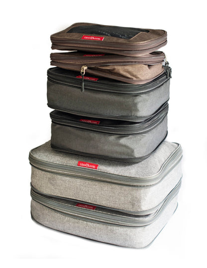 Set de 6 bolsas organizadoras