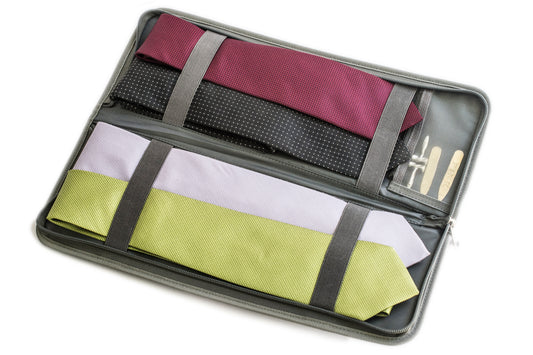 Estuche para Corbatas con Bolsa para Mancuernillas