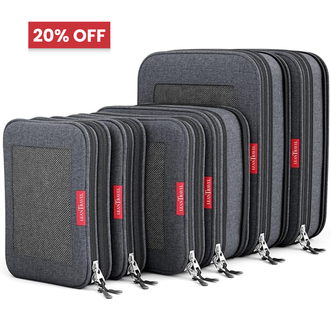 Set de 6 bolsas organizadoras