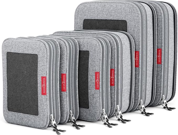 Set de 6 bolsas organizadoras