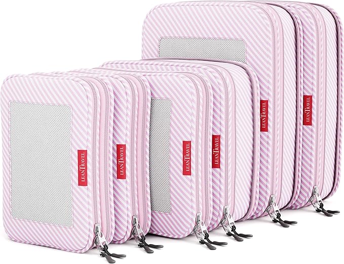 Set de 6 bolsas organizadoras